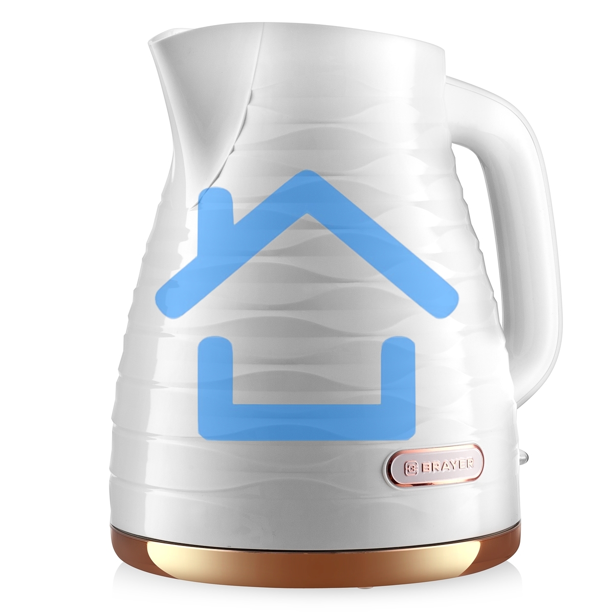 Чайник электрический BRAYER BR1057WH белый, 2200 Вт, 1,7 л
