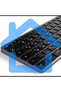 Клавиатура беспроводная Satechi Slim X3 Bluetooth Backlit Keyboard, Bluetooth, Серый космос, ST-BTSX3M-RU