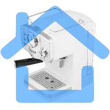 Кофеварка рожковая Maunfeld MF-735WH PRO белый, исп. кофе - молотый, 1.25 л, 1100 Вт, 15 Бар