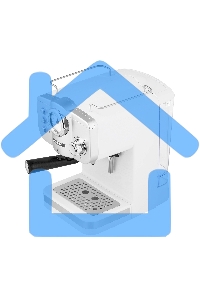 Кофеварка рожковая Maunfeld MF-735WH PRO белый, исп. кофе - молотый, 1.25 л, 1100 Вт, 15 бар