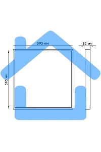Светильник светодиодный универсальный Gauss LED ДВО 30 Вт MiR 3000 Лм 4000К 595х595х50 мм IP40 матовый аварийный с БАП