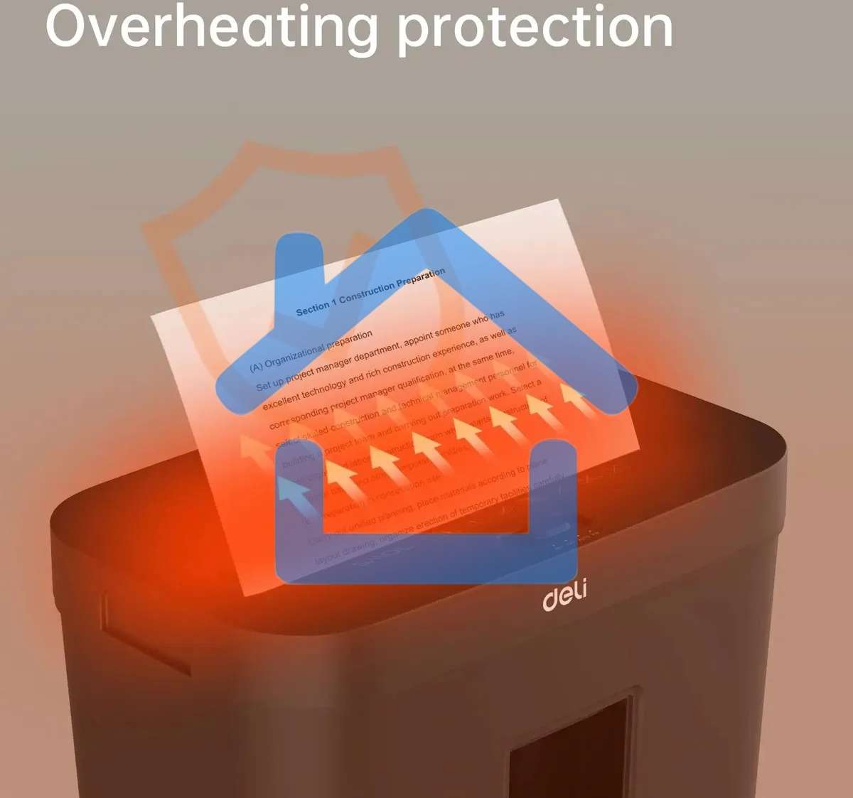 Шредер Deli ET021 черный (секр.P-4) фрагменты 8лист. 12лтр.