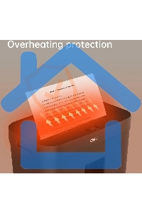 Шредер Deli ET021 черный (секр.P-4) фрагменты 8лист. 12лтр.