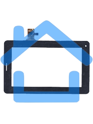 Сенсорное стекло (тачскрин) FM704201TE, черное