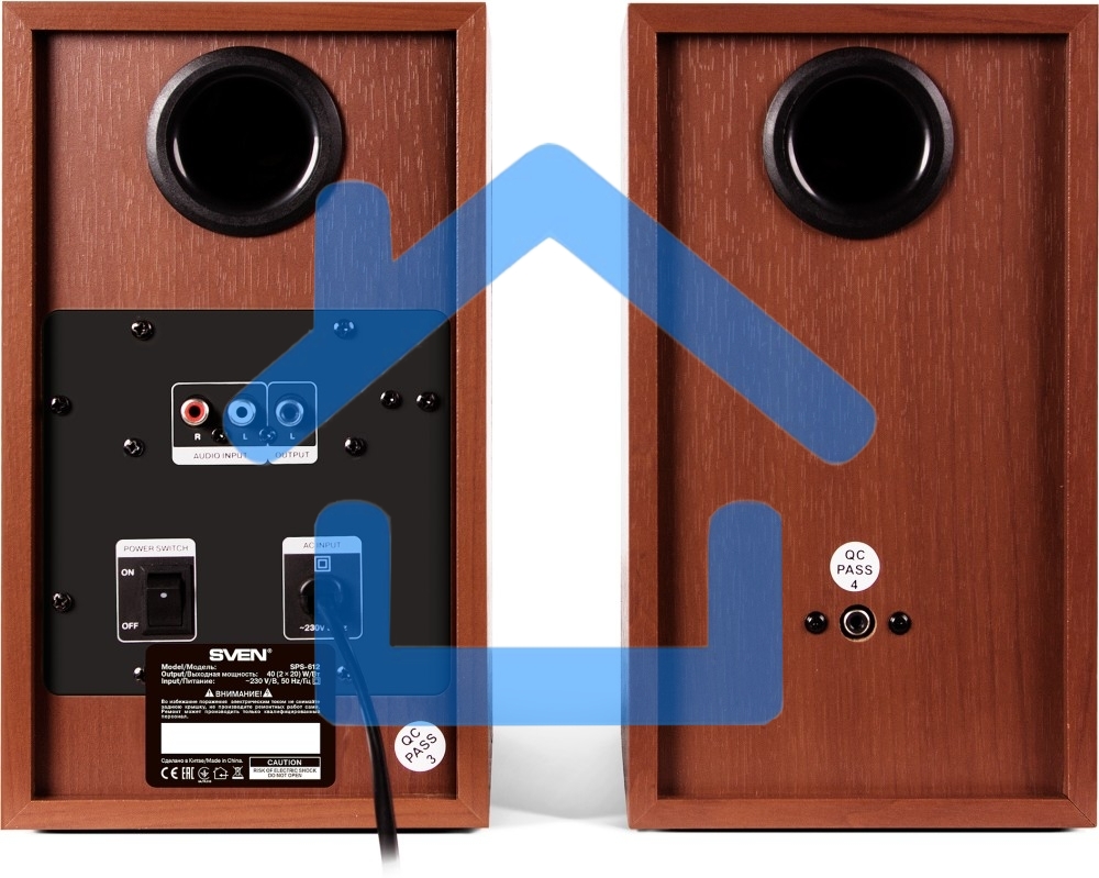 Акустическая система SVEN SPS-612, дерево (40 Вт)