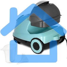 Пароочиститель напольный Kitfort КТ-9187 2000Вт черный/бирюзовый