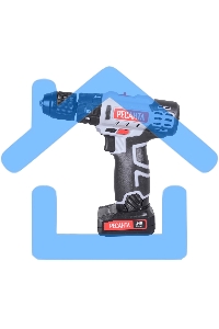 Дрель-шуруповерт Ресанта ДА-24-2ЛК-У 75/14/8, Аккумуляторная, 24В, 2 АКБ, Ударная, Кейс