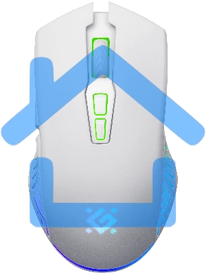 Мышь беспроводная Defender Pandora GM-502 белый, 3200 dpi, радиоканал, USB, кнопки - 7