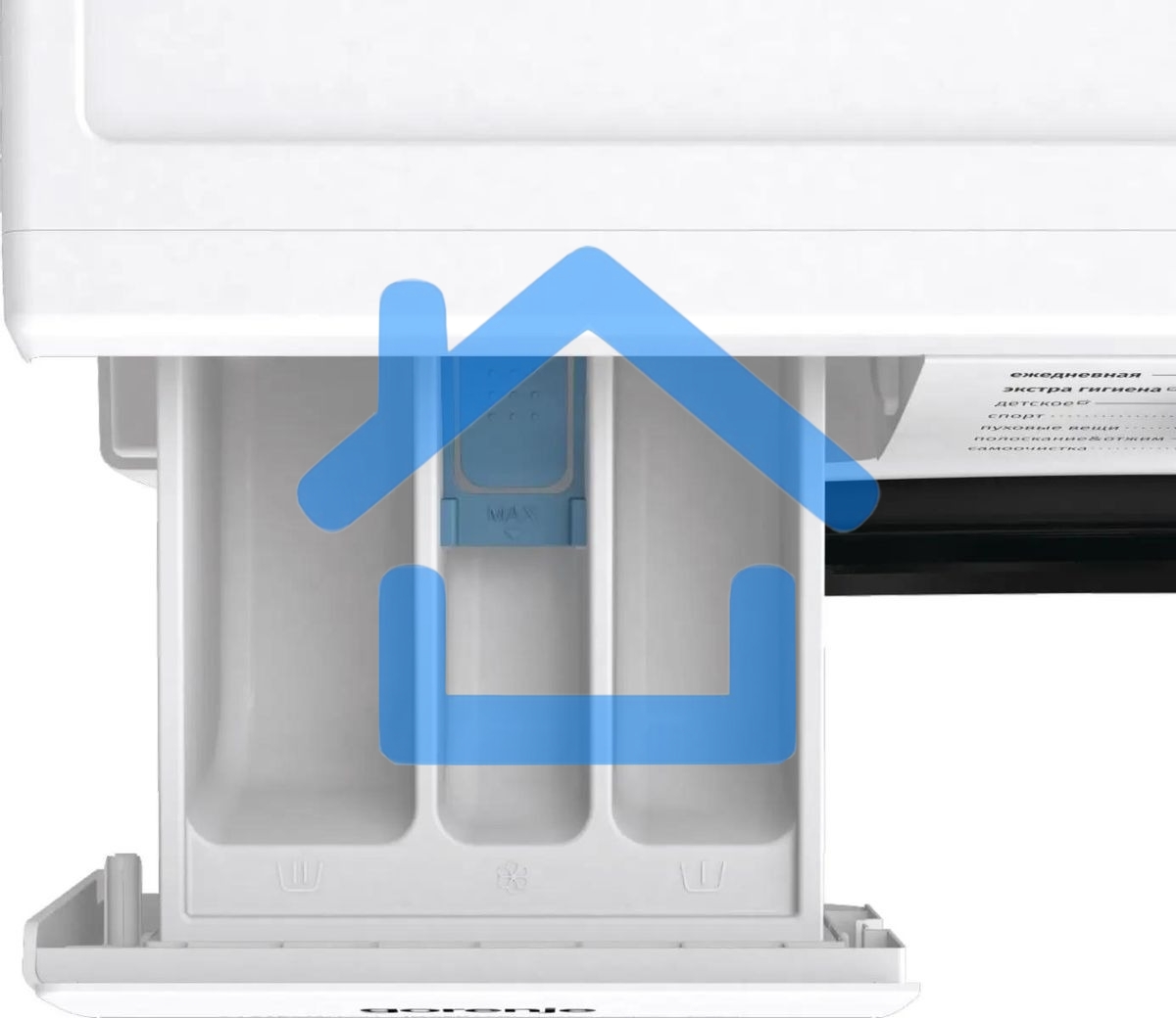 Стиральная машина Gorenje W1NGPI72SBS/C белый, загрузка фронтальная 7 кг, 1200 об/мин., класс: А