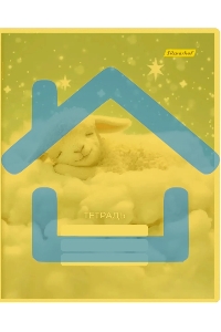 Обложка Silwerhof 2026956 Цветные для тетради (набор 10шт) ПВХ 130мкм матовая прозр. 210x350мм