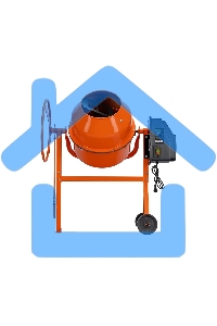 Бетоносмеситель Сибртех БСН-130 500 Вт, 130 л, чугунный венец