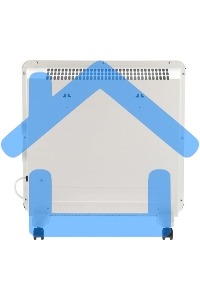 Конвектор Rexant 60-0093, белый, 1000 Вт, 15 м2, механический термостат