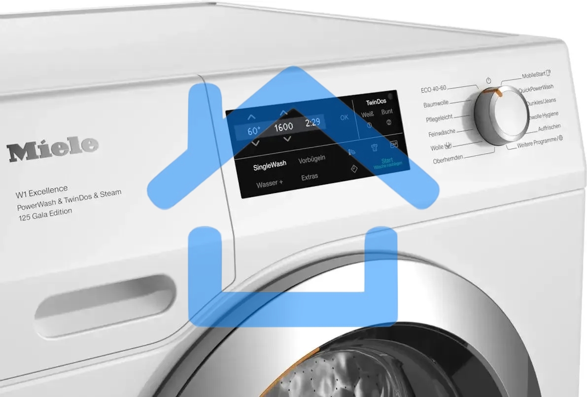 Стиральная машина Miele WEI895 WCS 125 белая, загрузка вертикальная 9кг, 1600 об/мин., класс: A