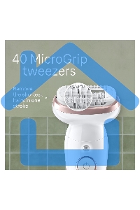 Электрический эпилятор BRAUN SES9-000 розовое золото/белый