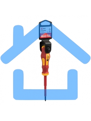 Отвертка Master PZ1x80 мм 1000В EKF Basic