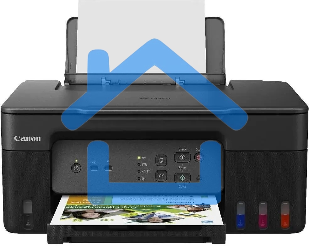 МФУ струйное Canon PIXMA G3430 (5989C009), A4, цветное, печ. 11 стр/мин. (ч/б) 6 стр/мин. (цвет), скан. до 3.16 стр/мин., 4800 x 1200 dpi (печать) 600x1200dpi (скан.), USB, Wi-Fi, Air Print, Mopria