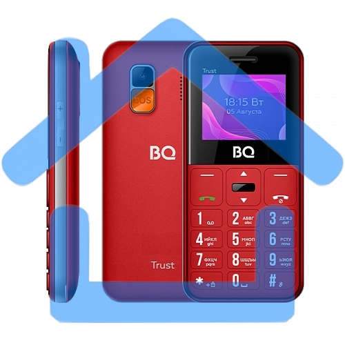Мобильный телефон BQ 1866 Trust красный MTK6261