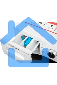 Стиральная машина Kraft KF-MDS12146W белый, загрузка фронтальная 12 кг, 1400 об/мин., класс: А+++