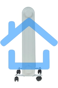 Обогреватель масляный Neoclima NC 9311, белый/черный, 2500 Вт, 25 м2, термостат