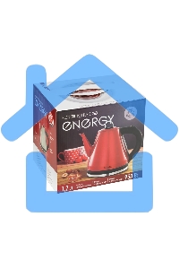 Чайник электрический Energy E-263 1,2л, нержавейка, красный (12)