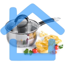 Ковш TalleR TR-17191 с крышкой, 16х8 см (1.5л).