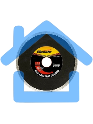 Диск алмазный отрезной сплошной, 230 х 22,2 мм, мокрое резание Sparta