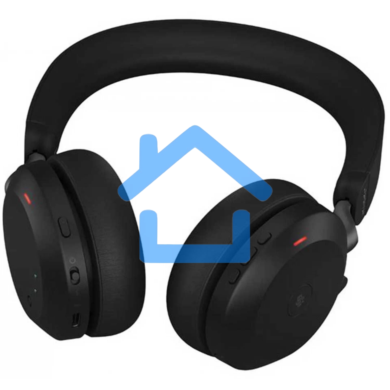 Гарнитура беспроводная Jabra Evolve 2 75, Link380a MS Stereo Stand черный