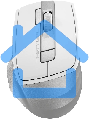 Мышь беспроводная A4Tech Fstyler FG45CS Air2 белый/серебристый, 2000 dpi, радиоканал, USB, кнопки - 7