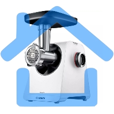 Мясорубка электрическая Bosch MFWS420W, 1900W, белый