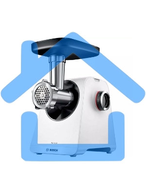 Мясорубка электрическая Bosch MFWS420W, 1900W, белый