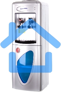 Кулер Aqua Work 0.7-LDR напольный электронный серебристый