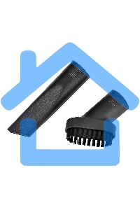 Пылесос KRAFT KF-KVC 169 HP голубой/серый, 420/2400 Вт, уборка сухая, пылесборниик контейнер, 3 л