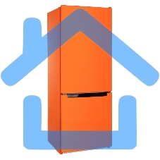 Холодильник Nordfrost NRB 121 OR оранжевый двухкамерный 170/70л морозилка снизу, капельная система