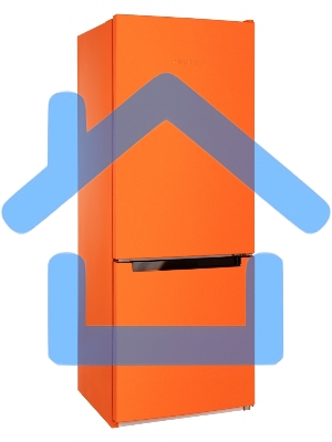 Холодильник Nordfrost NRB 121 OR оранжевый двухкамерный 170/70л морозилка снизу, капельная система