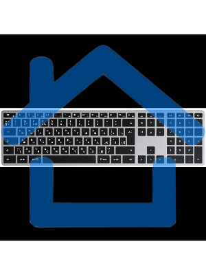 Клавиатура беспроводная Satechi Slim X3 Bluetooth Backlit Keyboard, Bluetooth, Серый космос, ST-BTSX3M-RU