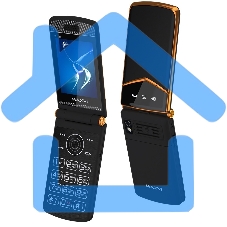 Мобильный телефон Maxvi E11ds черный/золотой