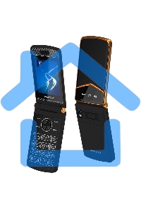 Мобильный телефон Maxvi E11ds черный/золотой