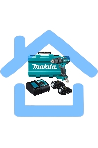 Аккумуляторная дрель-шуруповерт Makita DHP485SYE б\щет, 18В, 2х1.5 А·чLi-ion, БЗП-13мм,0-500\1900об\м, 50\25Нм