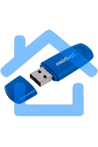 Флешка USB R/W Smartbuy R/W Scout Blue (SB016 Gb2SCB), 16 Gb, USB 2.0, R/W 15/12, синий