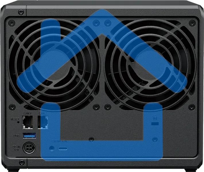 Сетевое хранилище Synology DiskStation DS925+ black (AMD Ryzen V1500B/4Gb/4 pcs (3.5