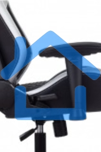 Кресло игровое Knight Neon черный/серебряный соты эко.кожа с подголов. крестовина металл