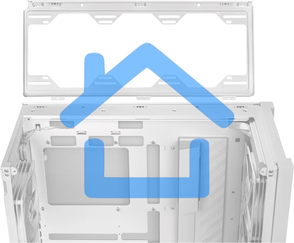 Компьютерный корпус ASUS TUF GAMING GT302 TG ARGB белый/ GT302/ARGB FANS/WHT (90DC00I3-B19000)