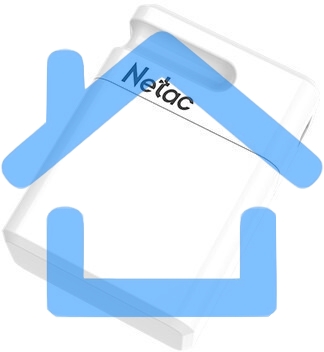 Флешка USB Netac U116 mini NT03U116N-064G-32WH USB 3.2 64 Gb, up to 130Mb/s белый