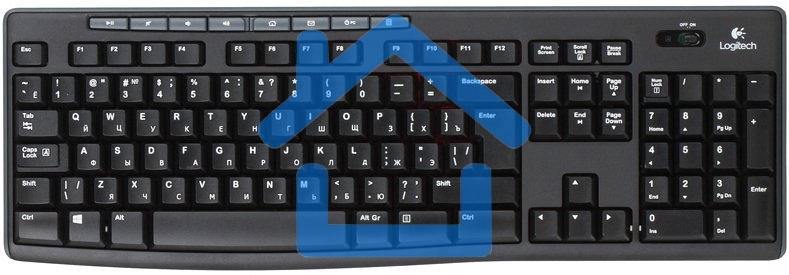 Клавиатура + мышь Logitech MK270 русская раскладка