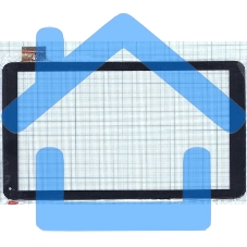 Сенсорное стекло (тачскрин) FM102201KA, черное