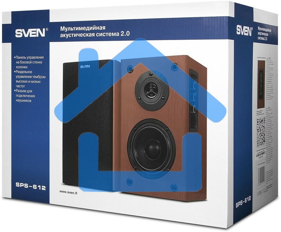 Акустическая система SVEN SPS-612, дерево (40 Вт)