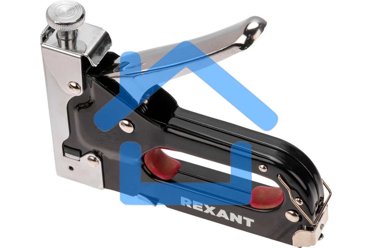 Степлер мебельный металлический со вставками 3 в 1 Rexant