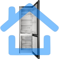 Холодильник Indesit ITS 4200 NG серый двухкамерный 247/78л морозилка снизу, No Frost