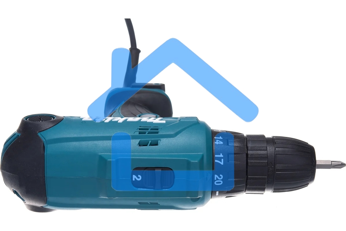 Дрель Makita DF0300 320Вт,БЗП-10мм,0-450\0-1500об\м,1.2кг,кор