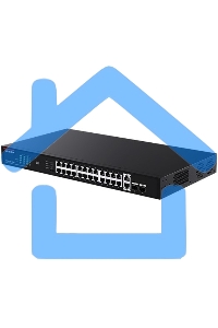 Коммутатор 24PORT POE G1128P-24-250W IP-COM